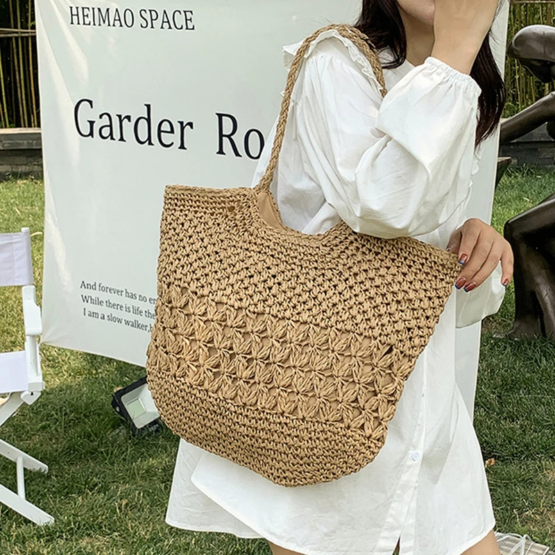 Luxury Bag Collection - Casual Design Straw Weave Bags Trend
