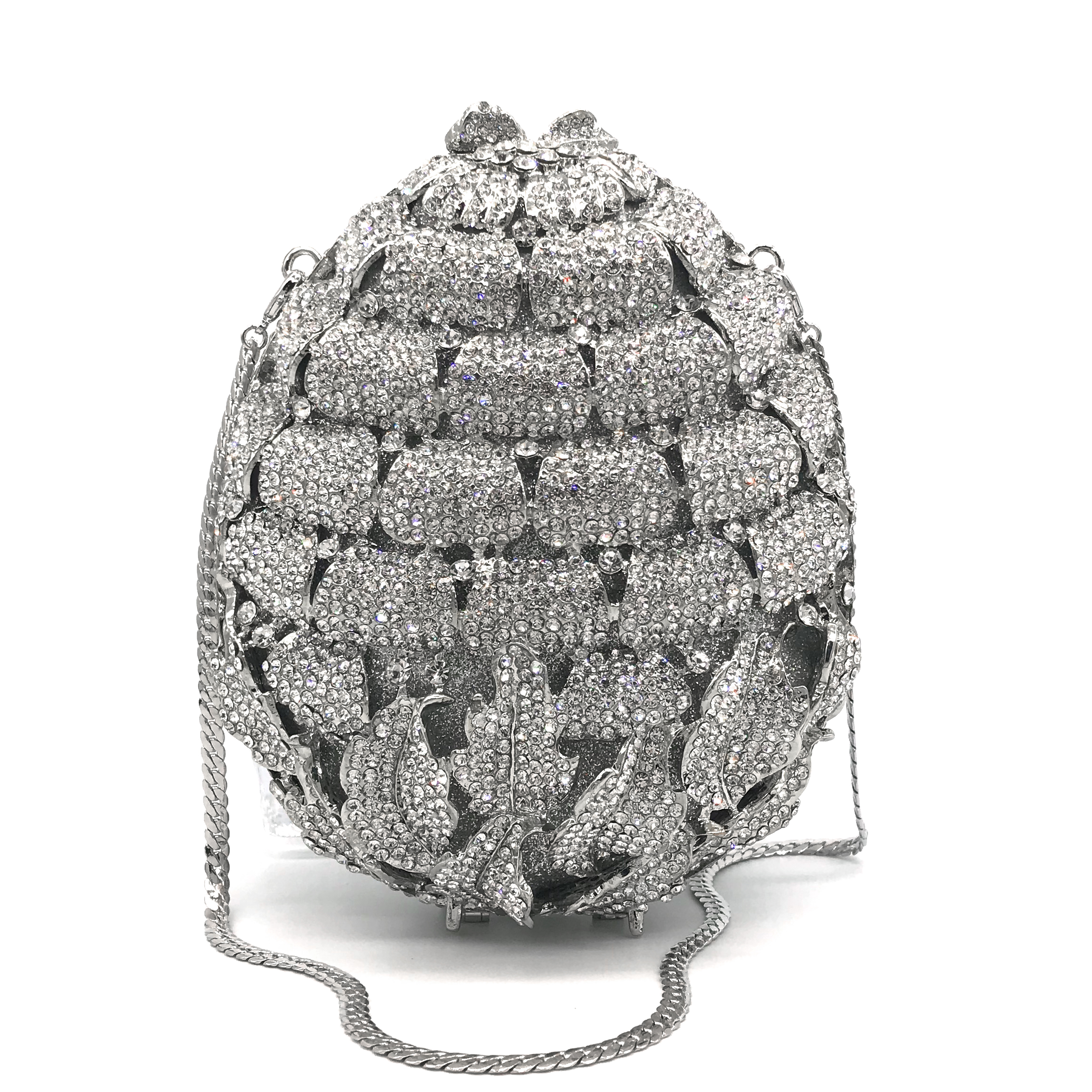 Luxury Bag Collection - Wholesale Luxury Silver Pineapple Lady Evening