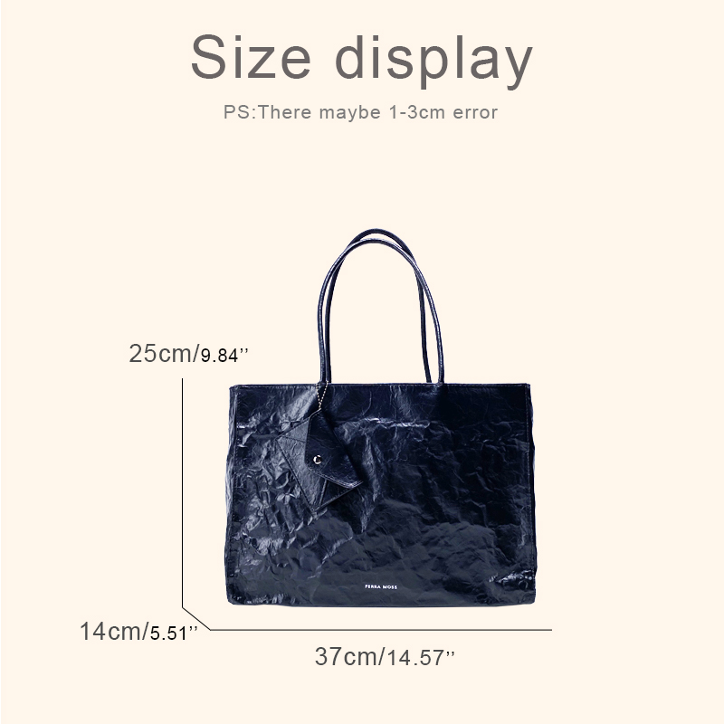 Korean Casual Kraft Paper Tote – Luxury Bags Tote recenzja i cena