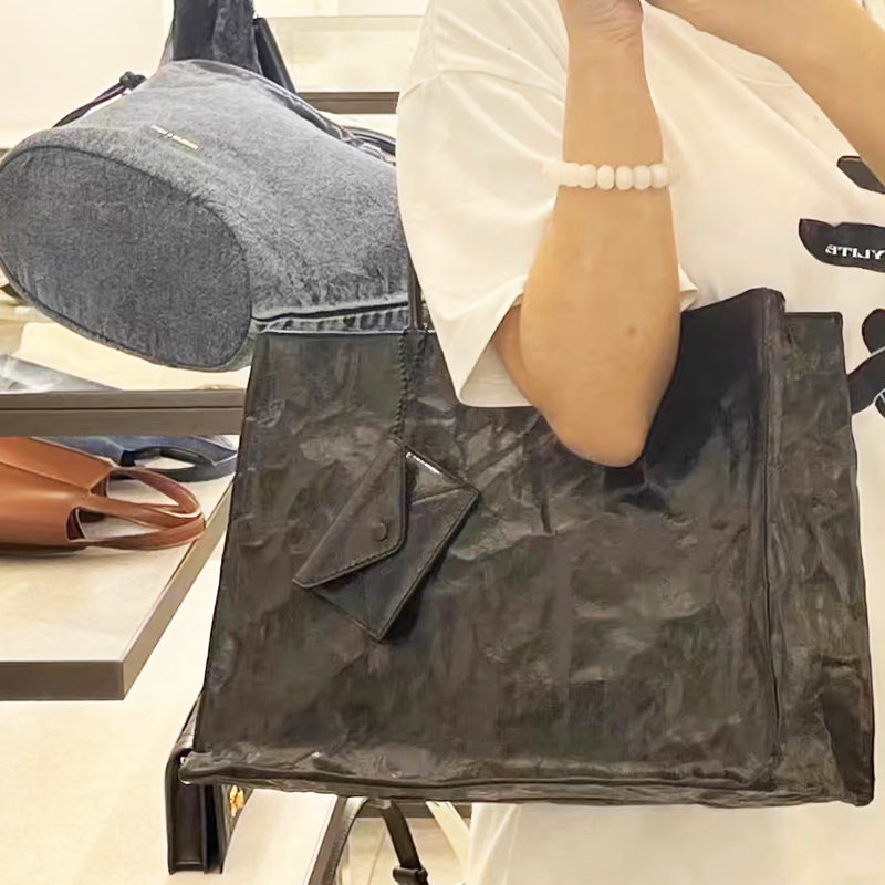 Korean Casual Kraft Paper Tote – Luxury Bags Tote recenzja i cena