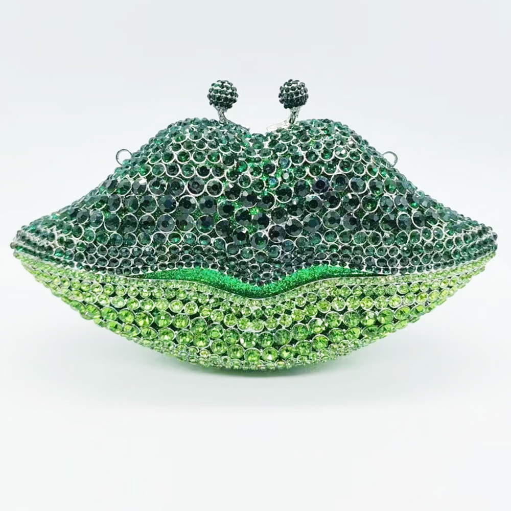 Green Crystal Evening Bag Rhin – Luxury Bags Green recenzja i cena