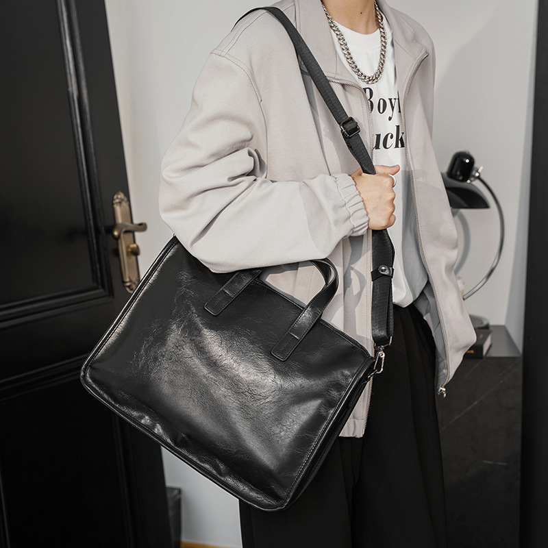 Casual Business Men's Handbag  – Luxury Bags Tote recenzja i cena