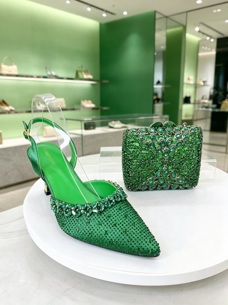 Bright Emerald Green Full Rhin – Luxury Bags Green recenzja i cena