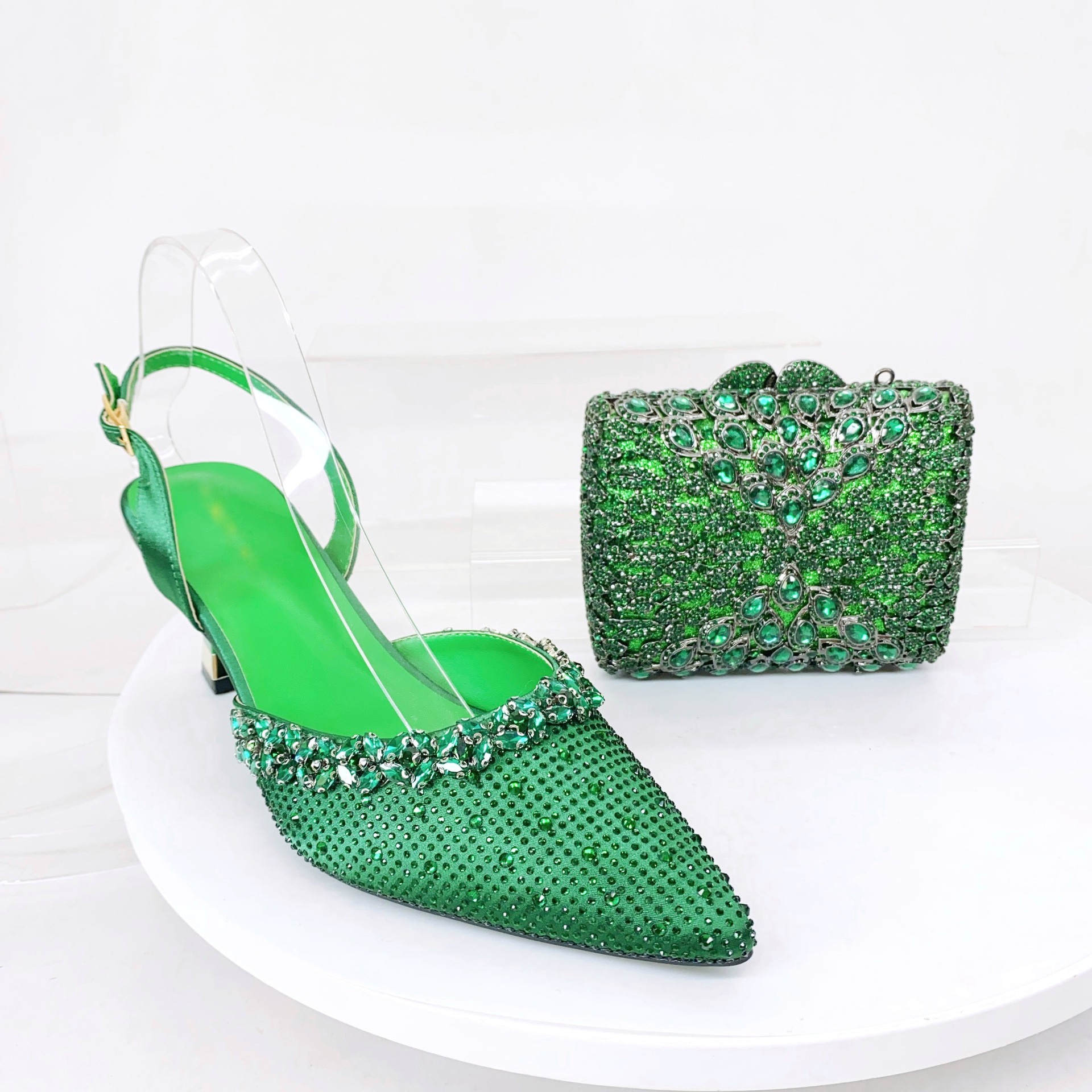 Bright Emerald Green Full Rhin – Luxury Bags Green recenzja i cena