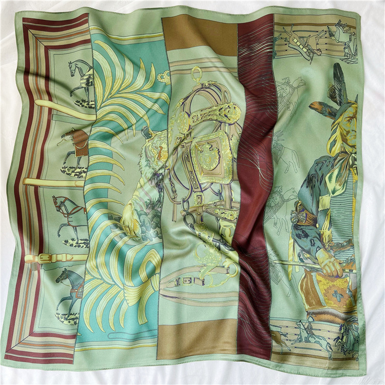 Small Mulberry Silk Scarf 65CM – Luxury Bags Green recenzja i cena