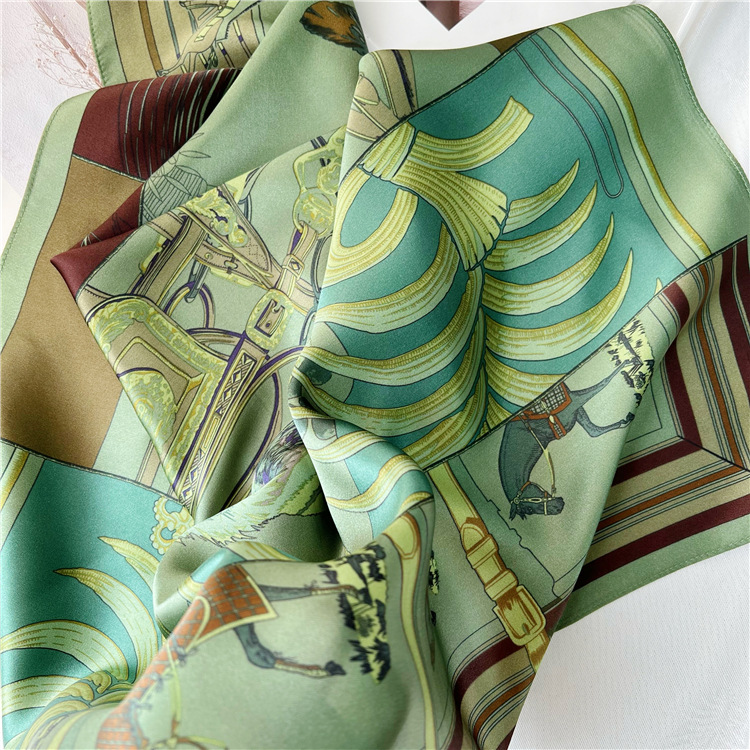 Small Mulberry Silk Scarf 65CM – Luxury Bags Green recenzja i cena