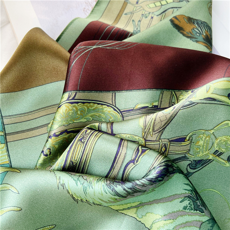 Small Mulberry Silk Scarf 65CM – Luxury Bags Green recenzja i cena
