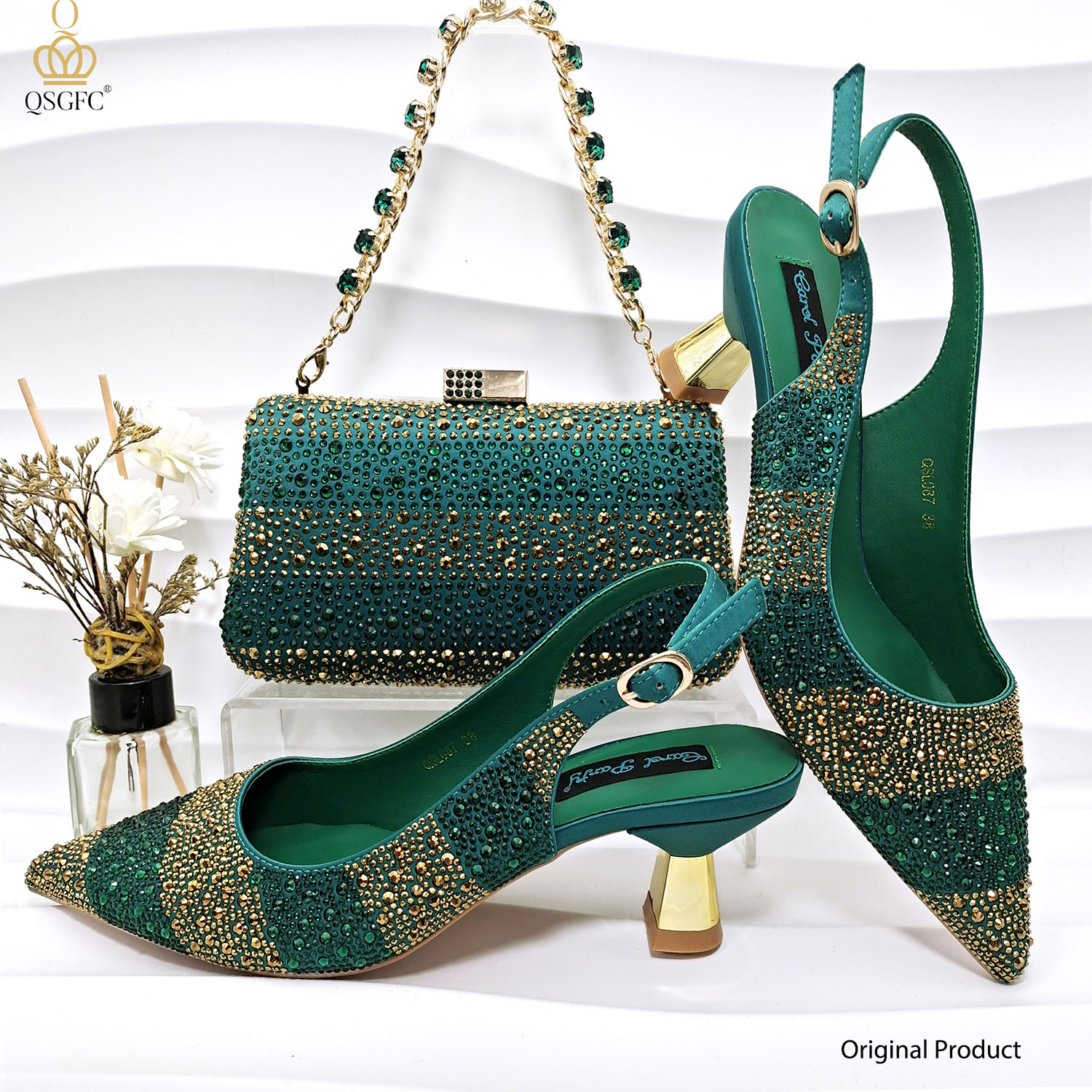 2026 Nigerian Women Heel Ladie – Luxury Bags Green recenzja i cena