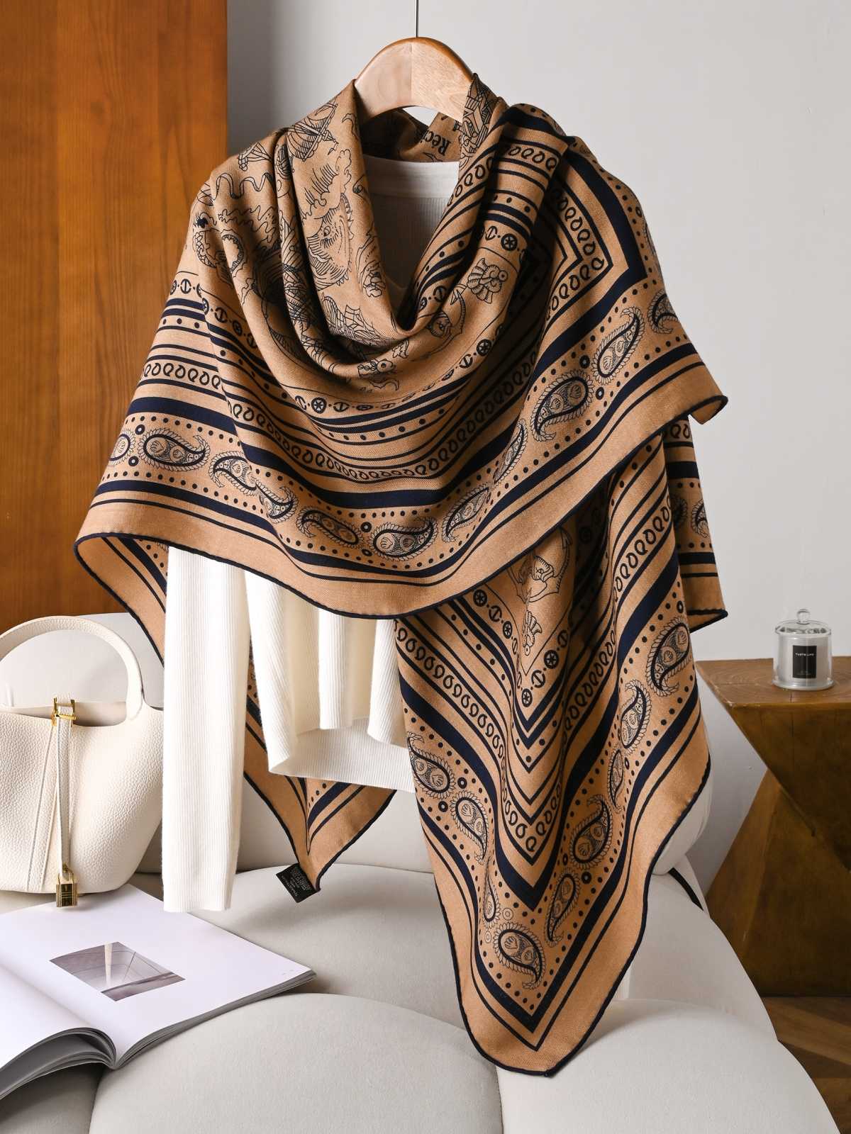 New Silk Wool Scarf Designer L – Luxury Bags Hong Kong recenzja i cena