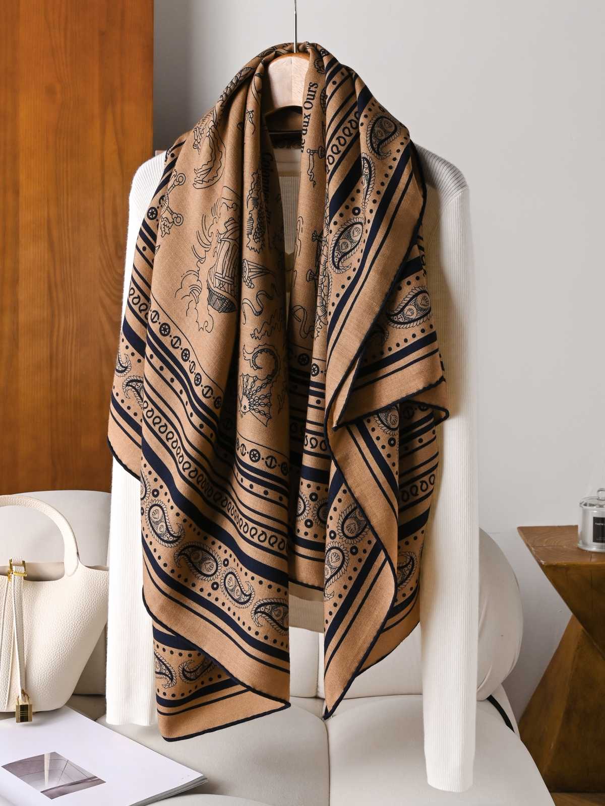 New Silk Wool Scarf Designer L – Luxury Bags Hong Kong recenzja i cena