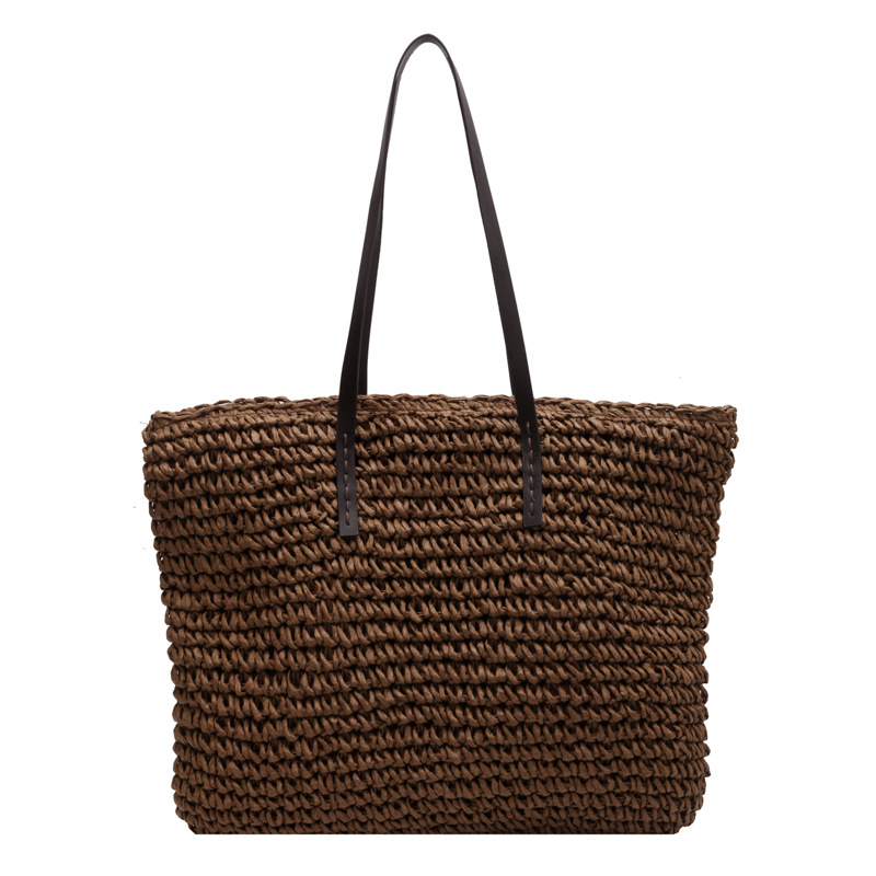 Straw Woven Tote Bags Casual L – Luxury Bags For Summer recenzja i cena