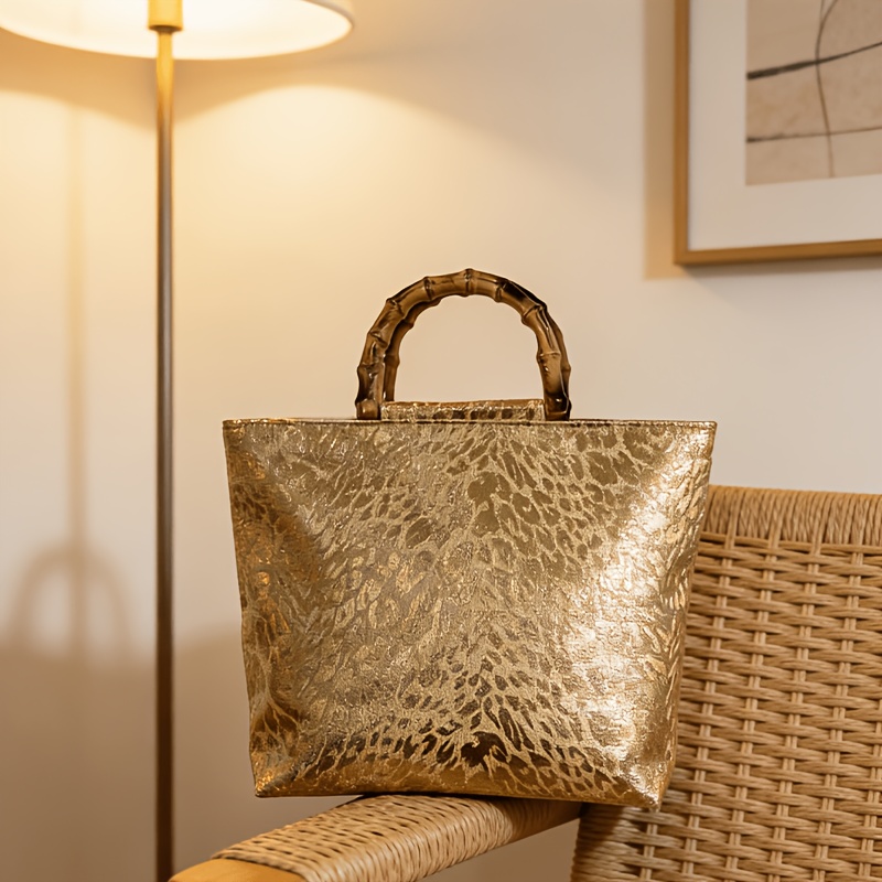 Light luxury metallic gold jac – Luxury Bags Tote recenzja i cena