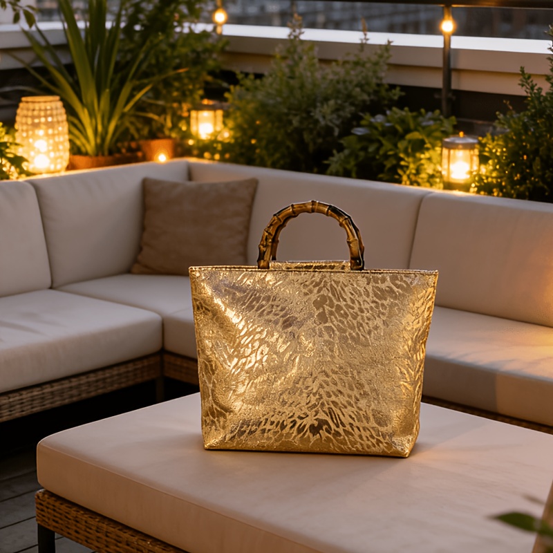Light luxury metallic gold jac – Luxury Bags Tote recenzja i cena