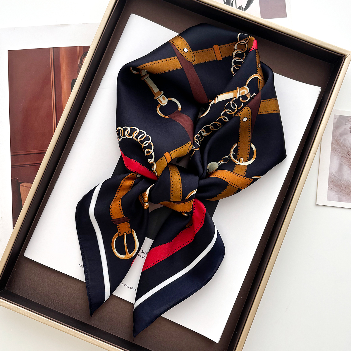 Luxury 70*70cm Square Scarf fo – Luxury Bags For Summer recenzja i cena