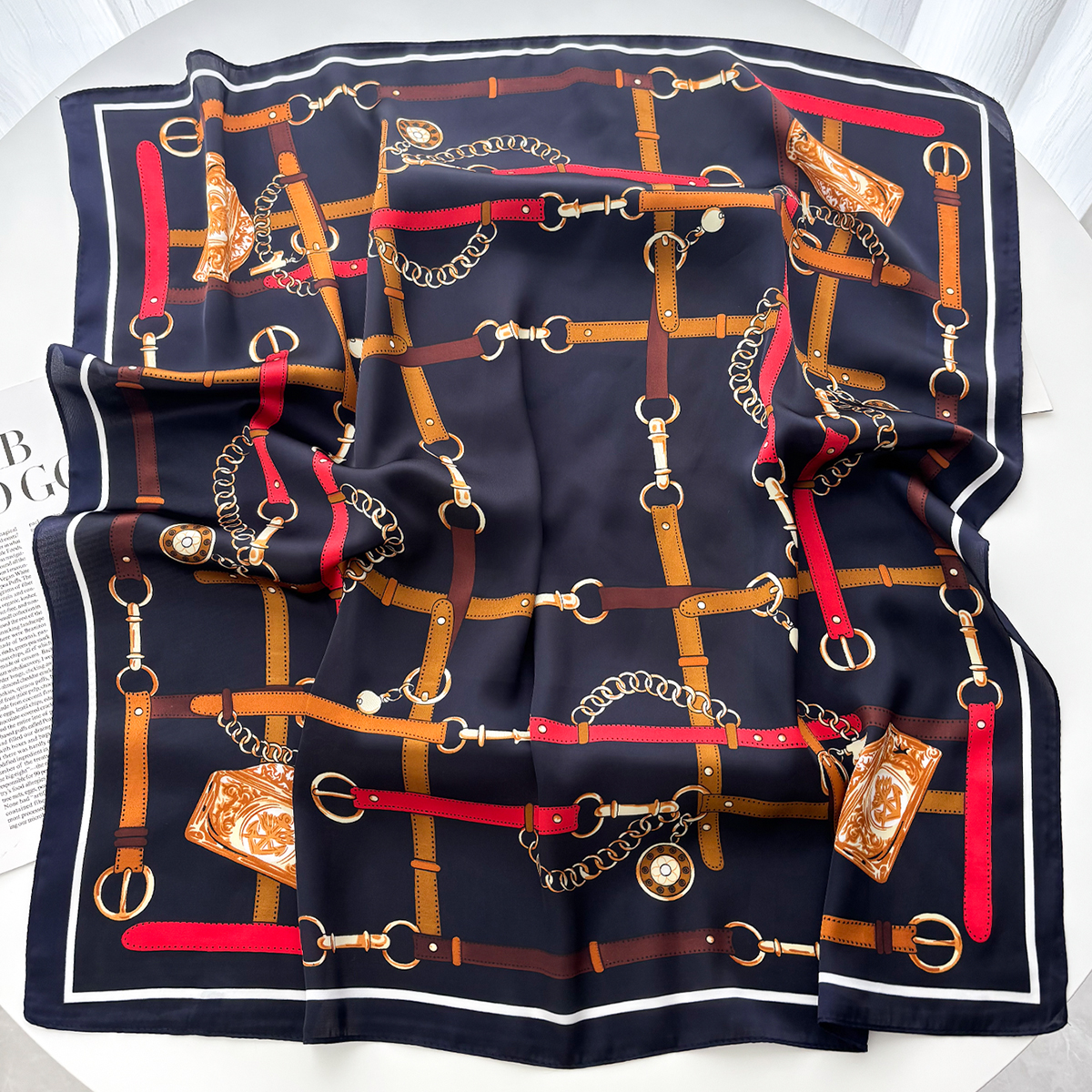 Luxury 70*70cm Square Scarf fo – Luxury Bags For Summer recenzja i cena