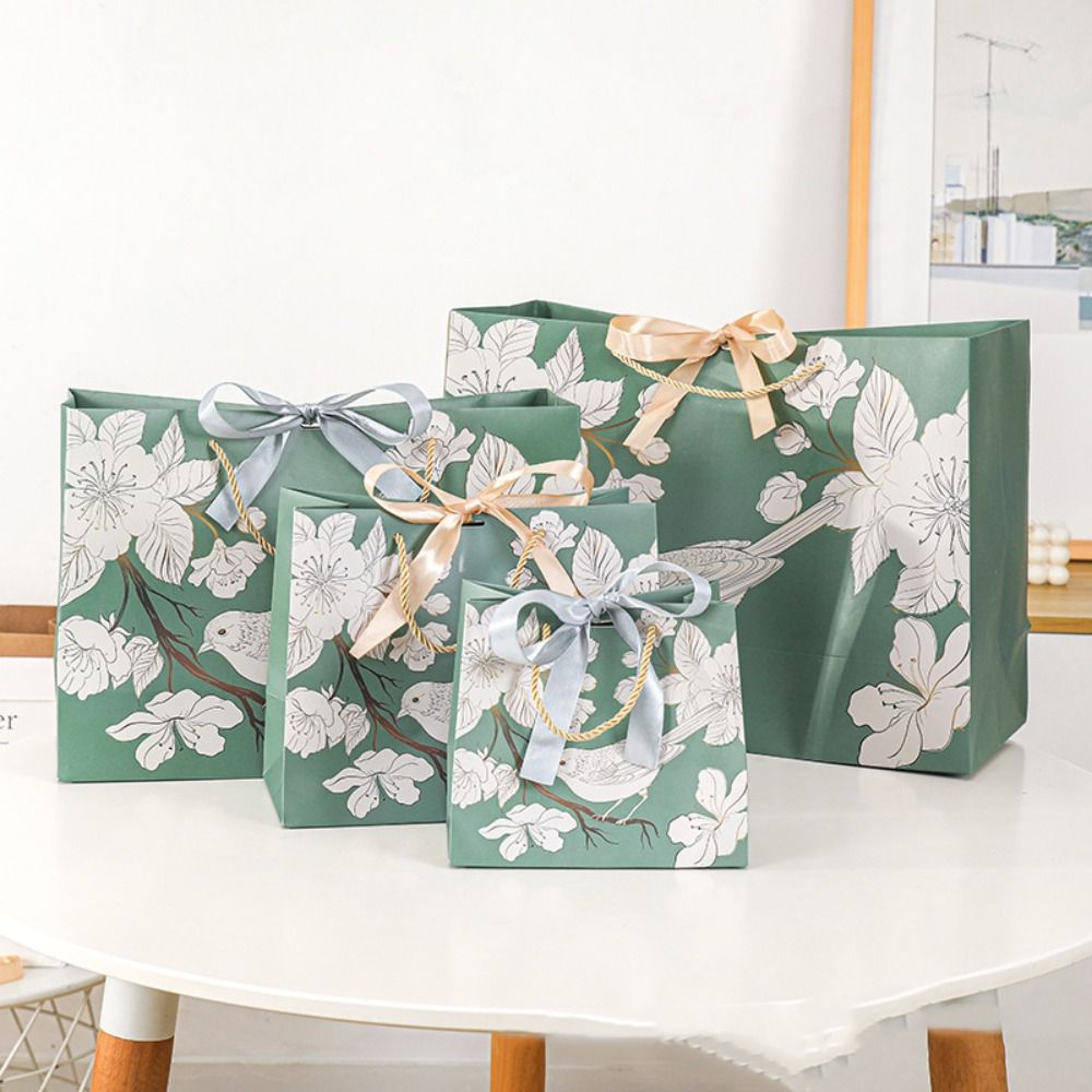 Green Handhold Paper Bag Creat – Luxury Bags Green recenzja i cena