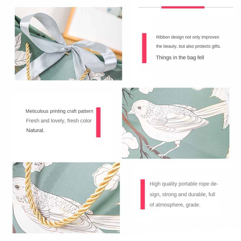 Green Handhold Paper Bag Creat – Luxury Bags Green recenzja i cena