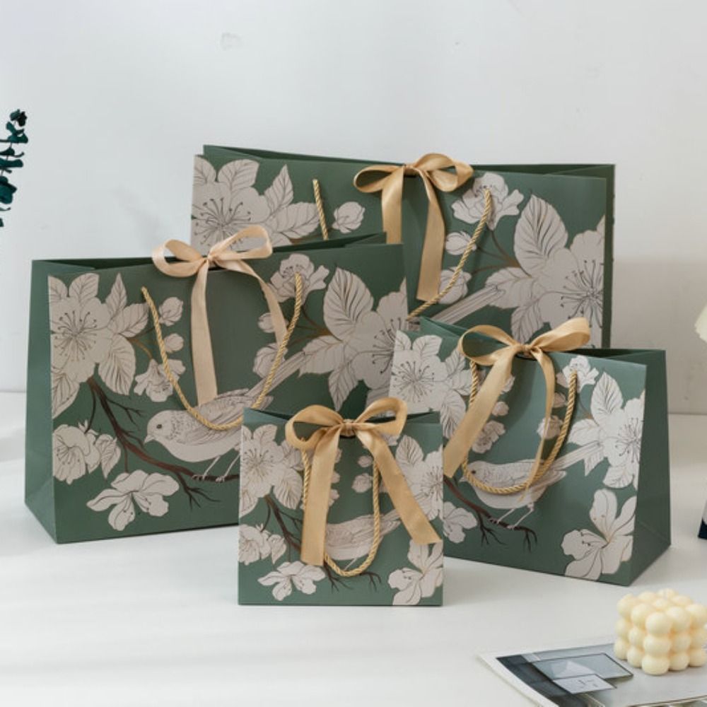 Green Handhold Paper Bag Creat – Luxury Bags Green recenzja i cena