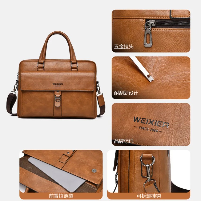 Brand new men's handbag retro  – Luxury Bags Tote recenzja i cena