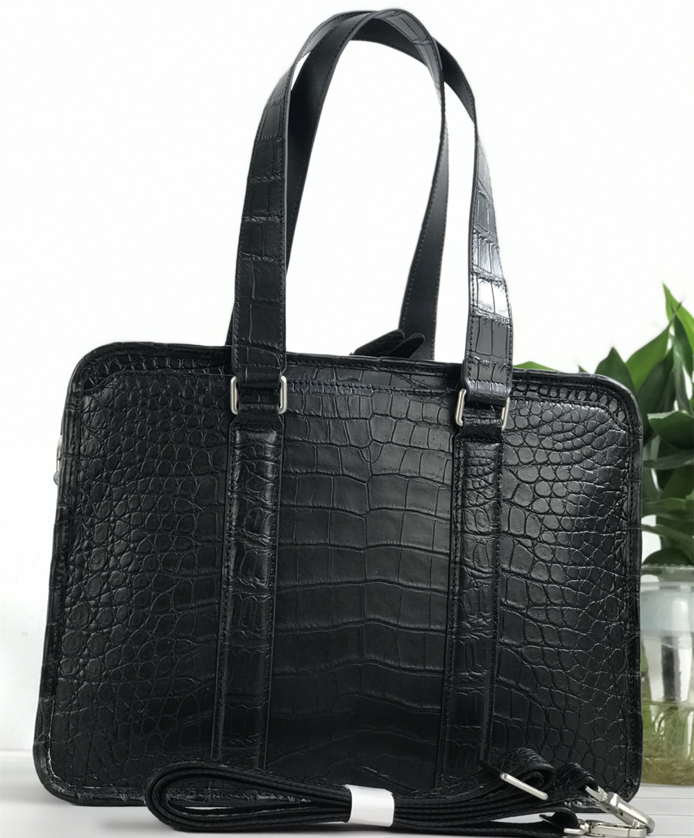 New crocodile leather laptop b – Luxury Bags Tote recenzja i cena