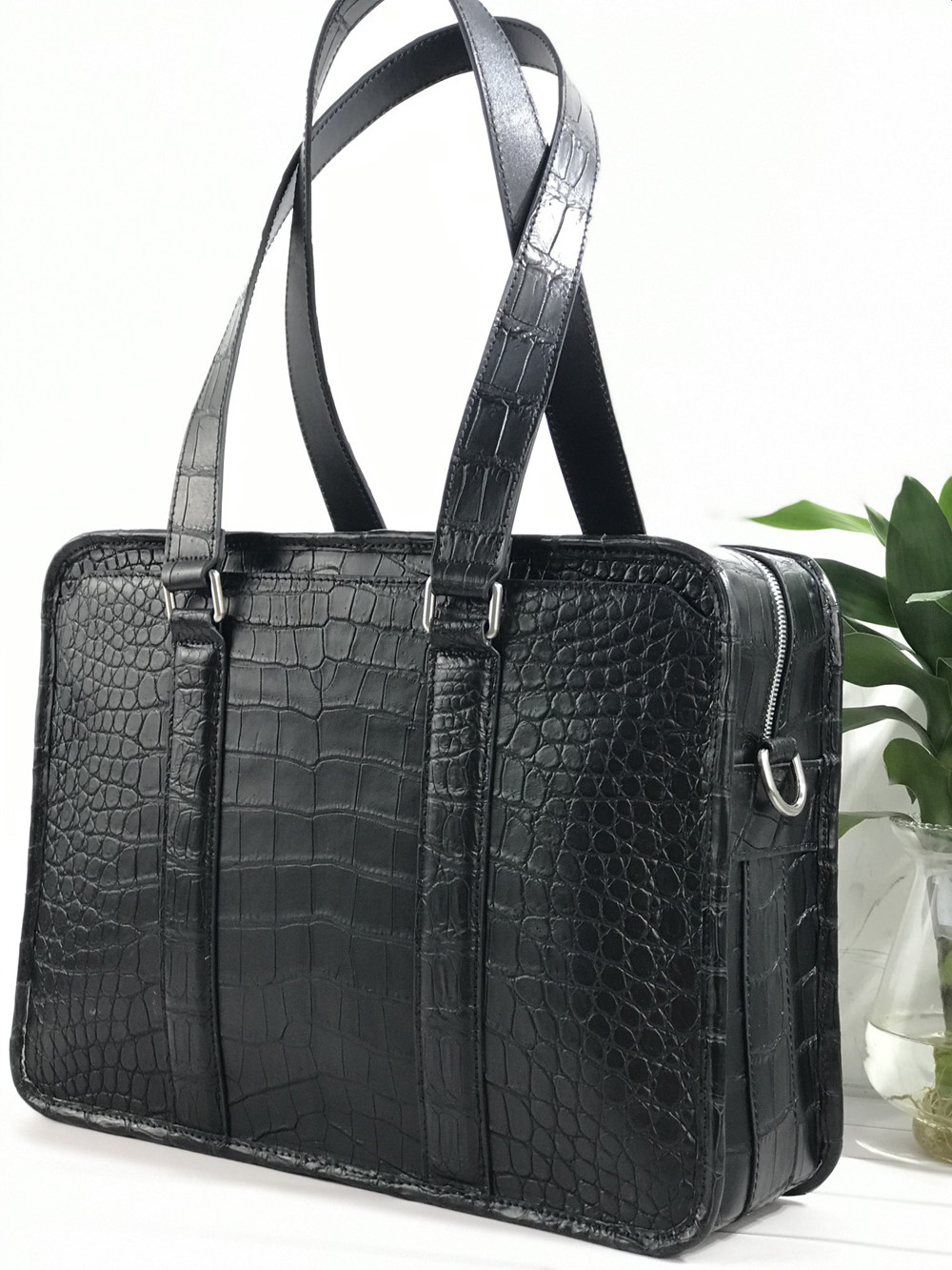 New crocodile leather laptop b – Luxury Bags Tote recenzja i cena