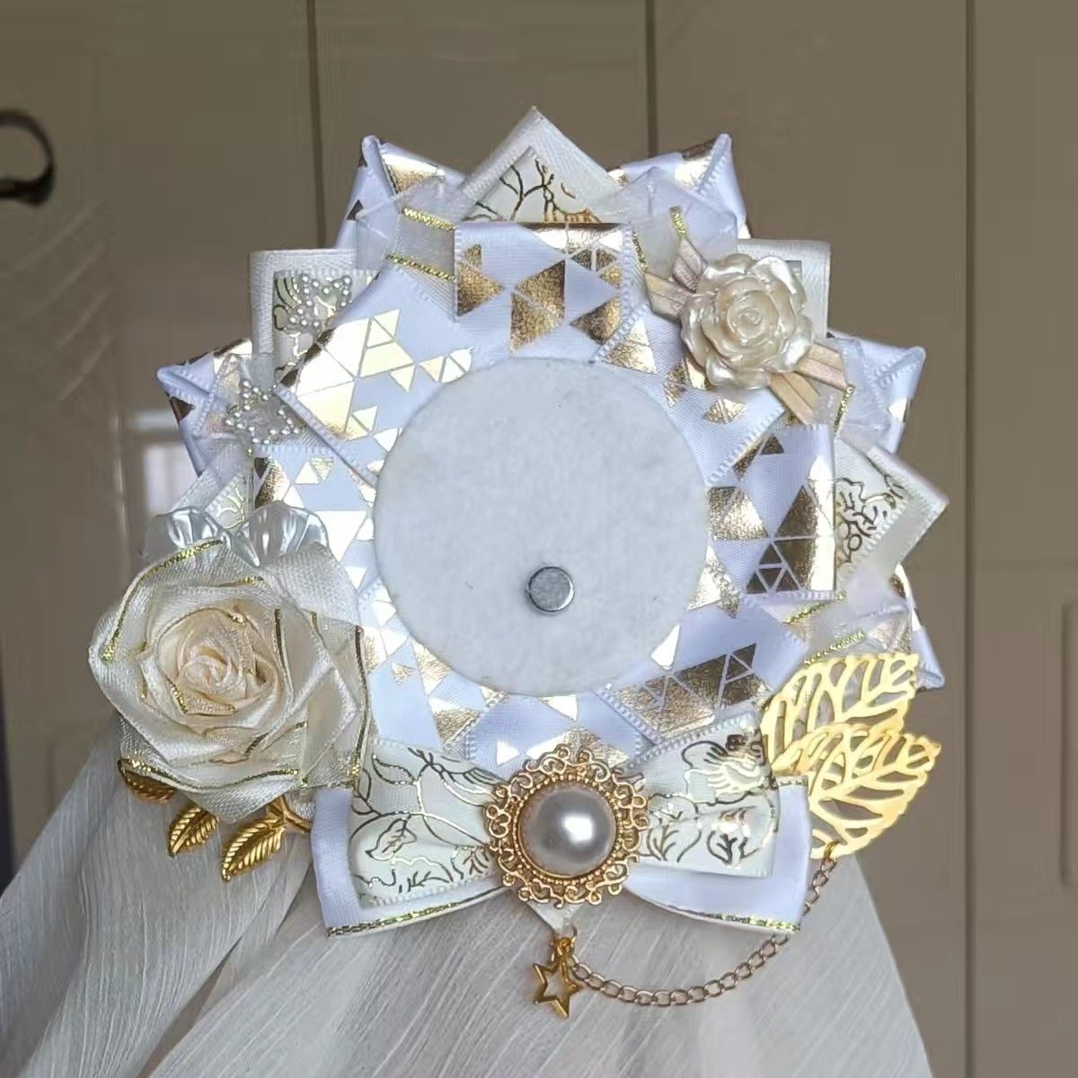 Green Ribbon Badge Rosette. Lu – Luxury Bags Green recenzja i cena
