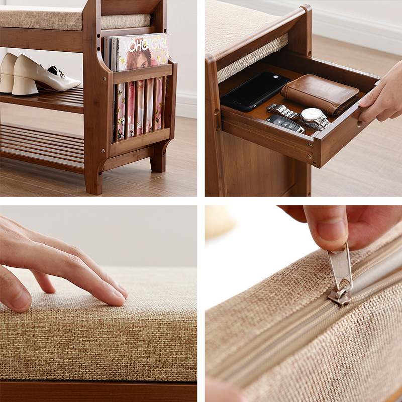 Retro style bamboo shoe cabine – Luxury Bags Levels recenzja i cena
