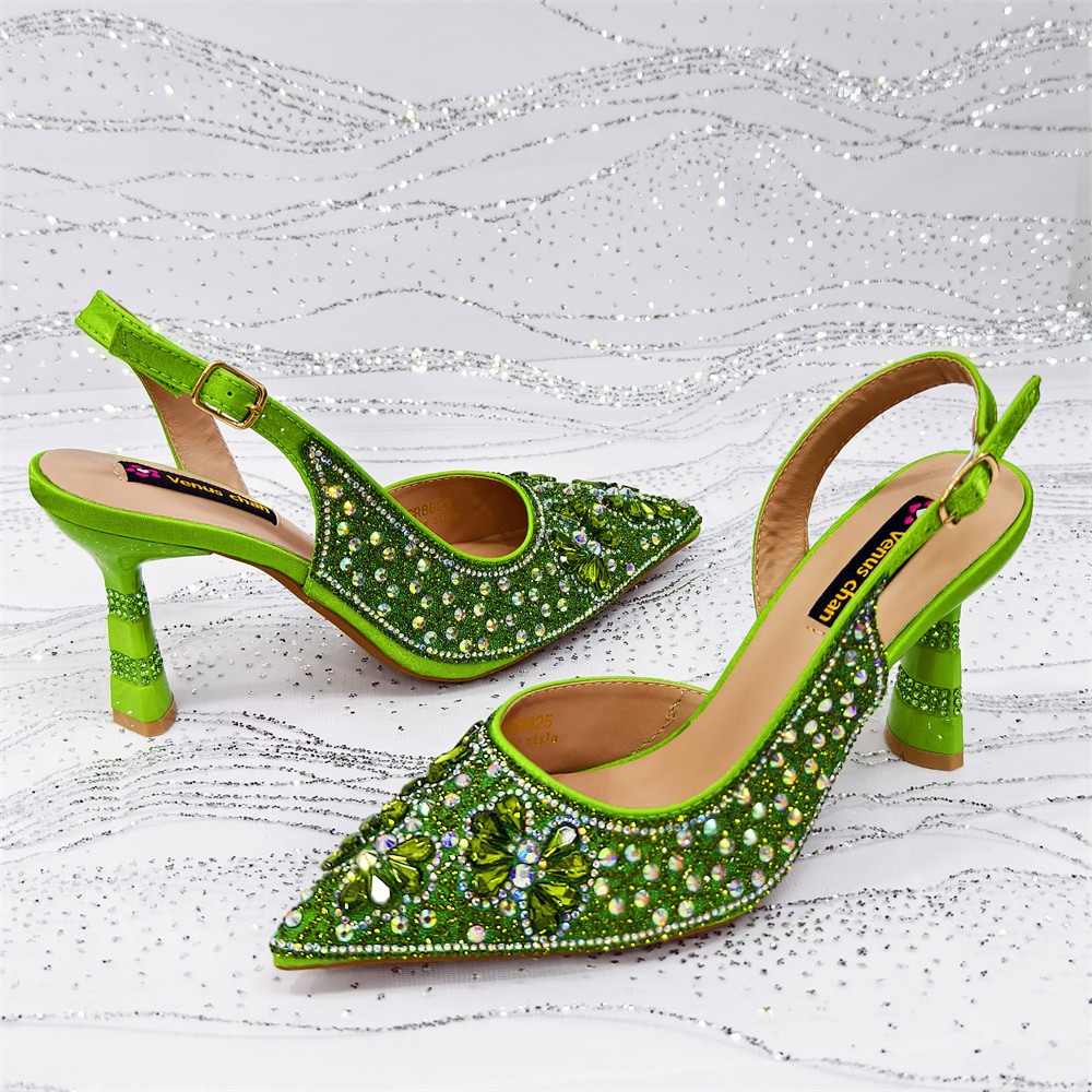 Luxury Green Rhinestone Party  – Luxury Bags Green recenzja i cena