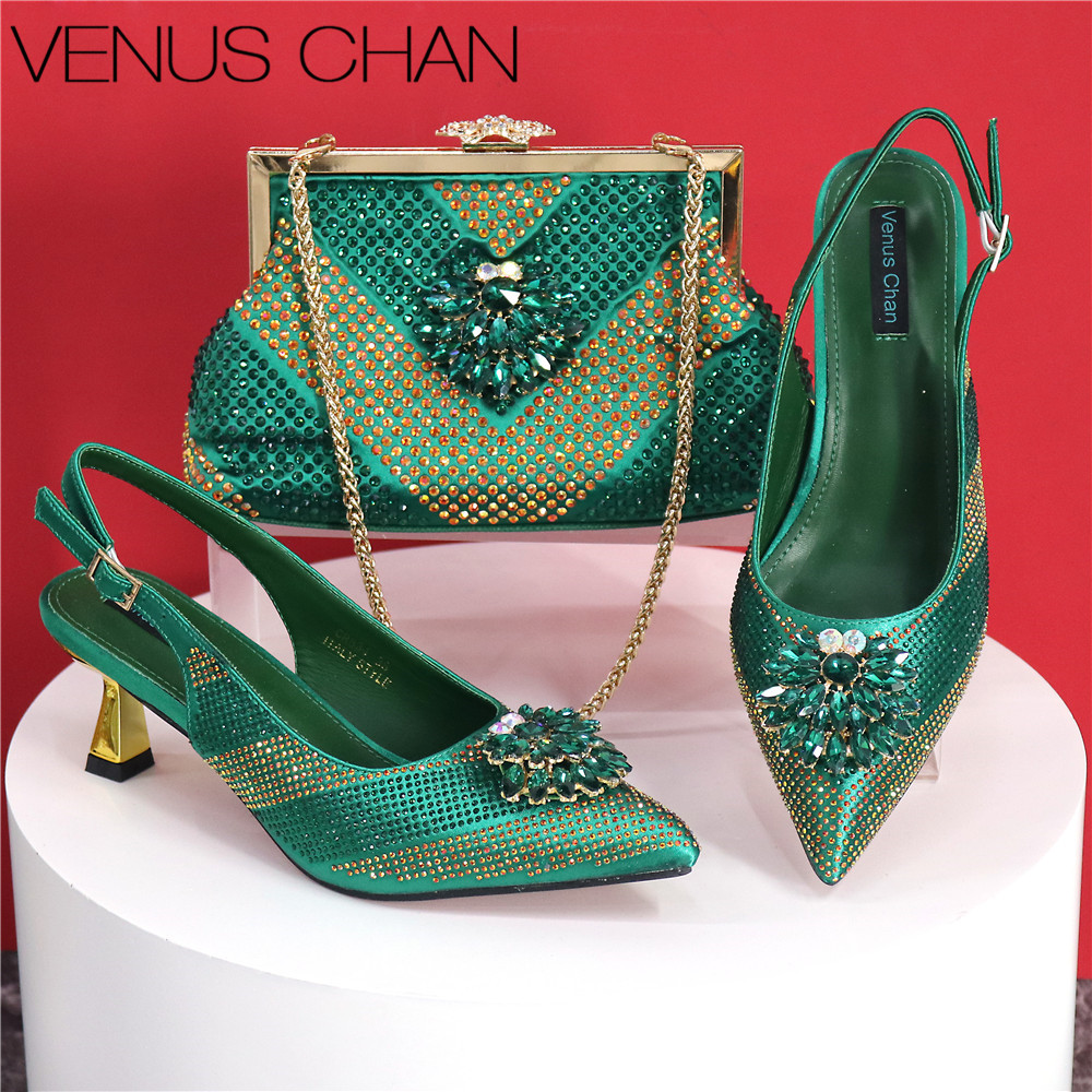 2025 Italian Design Rhinestone – Luxury Bags Green recenzja i cena