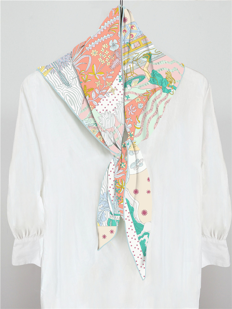Silk Twill Scarf Triangle Shap – Luxury Bags Hong Kong recenzja i cena