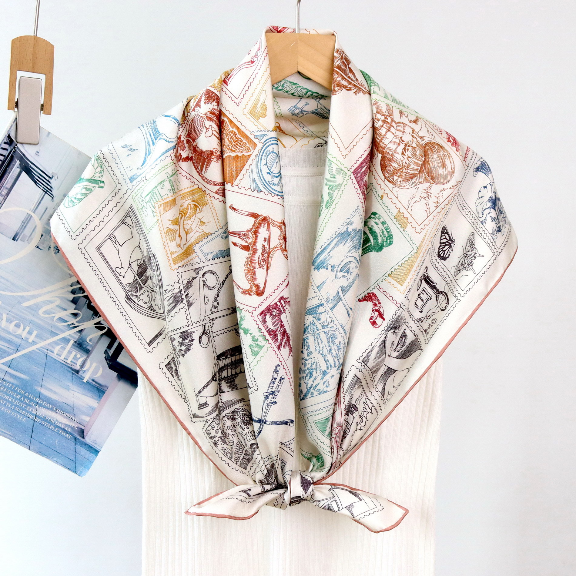 90CM Silk Scarf Luxury Twill B – Luxury Bags Hong Kong recenzja i cena