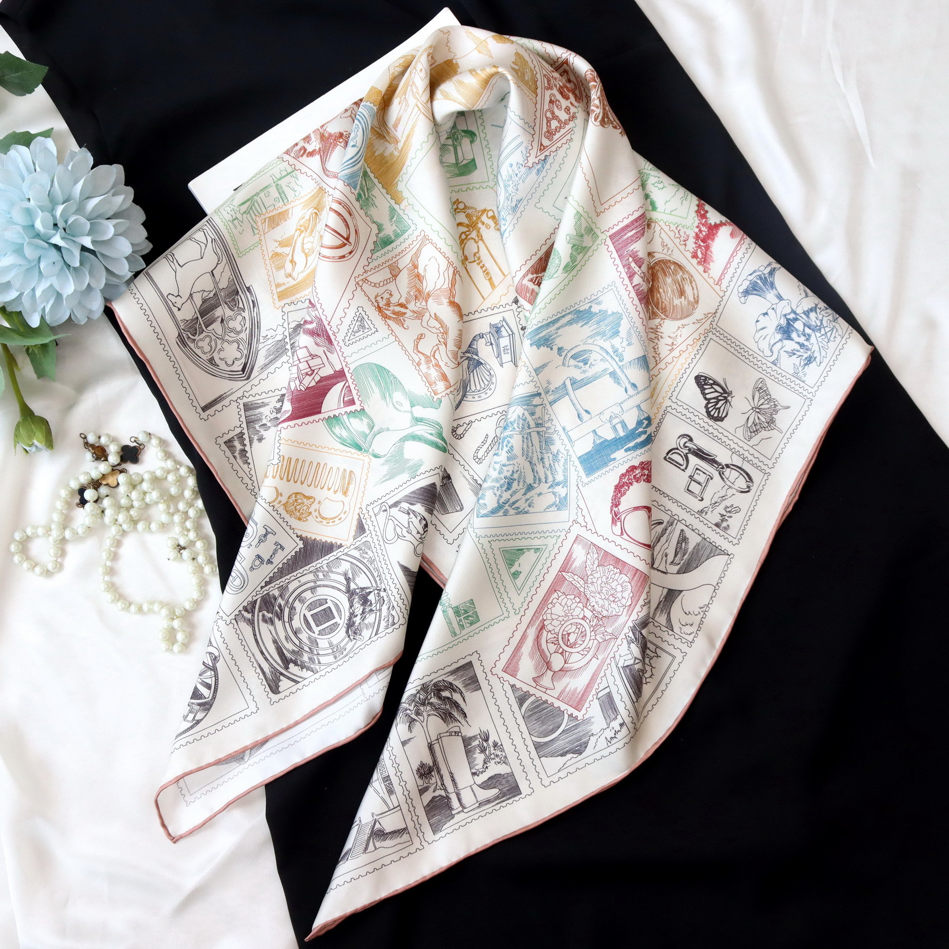 90CM Silk Scarf Luxury Twill B – Luxury Bags Hong Kong recenzja i cena