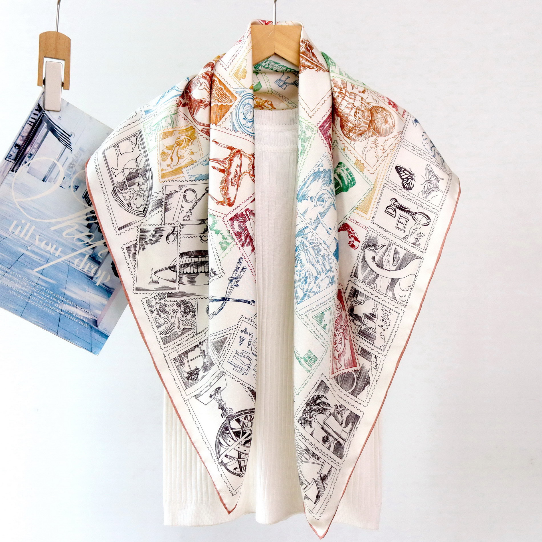 90CM Silk Scarf Luxury Twill B – Luxury Bags Hong Kong recenzja i cena