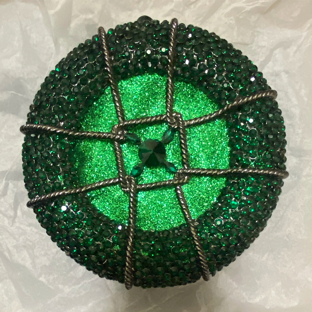Women’s Green Crystal Evening  – Luxury Bags Green recenzja i cena